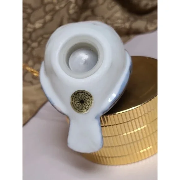 Takahashi Blue Bird Hanging Potpourri Ceramic Figurine Takahashi Japan 3 In - Picture 7 of 8